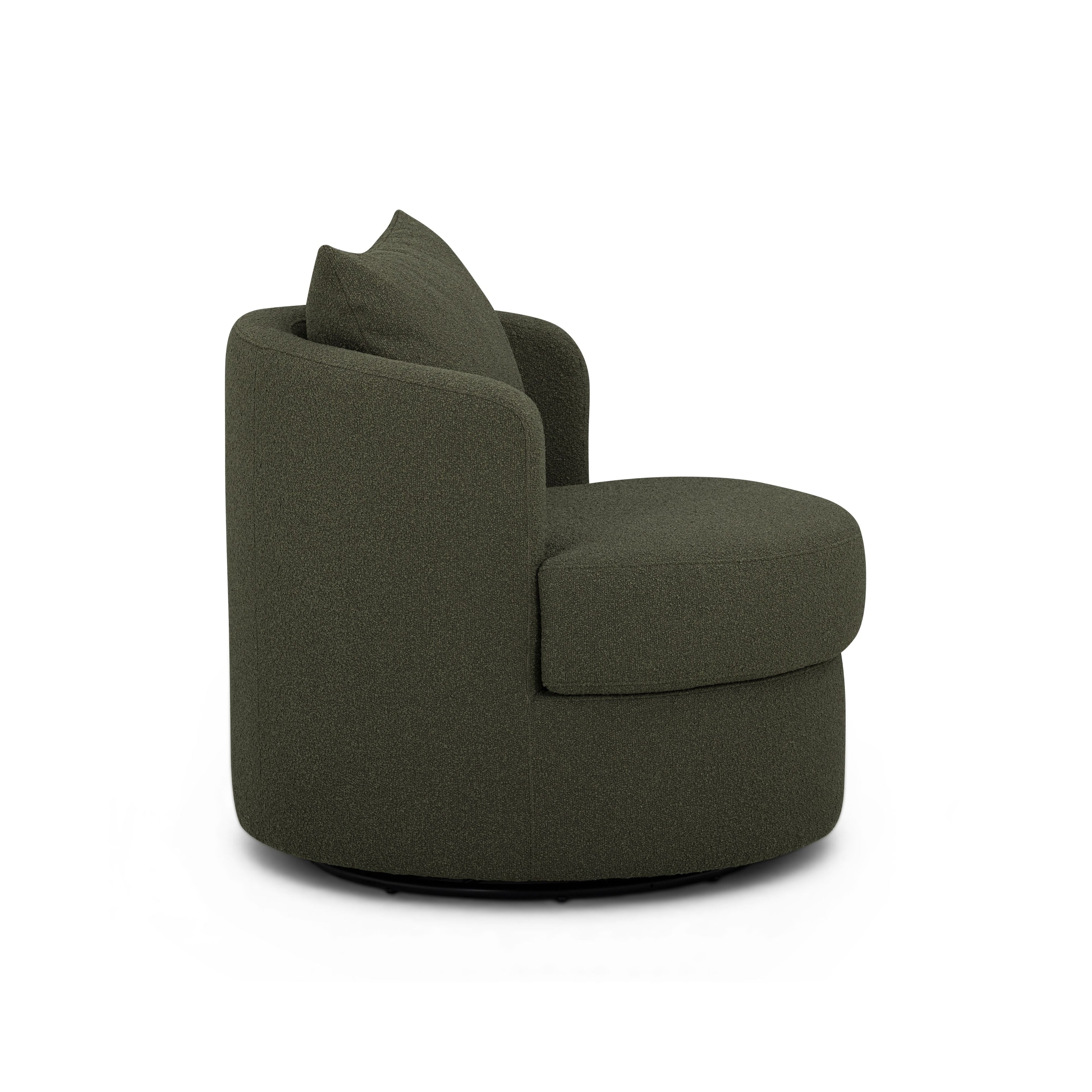 Silvi Performance Boucle Swivel Accent Chair