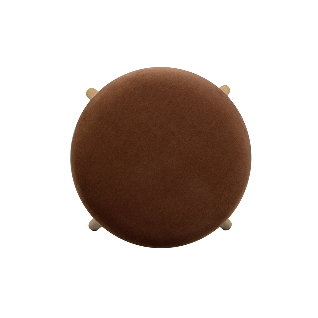 Oodle Performance Vegan Mohair Stool
