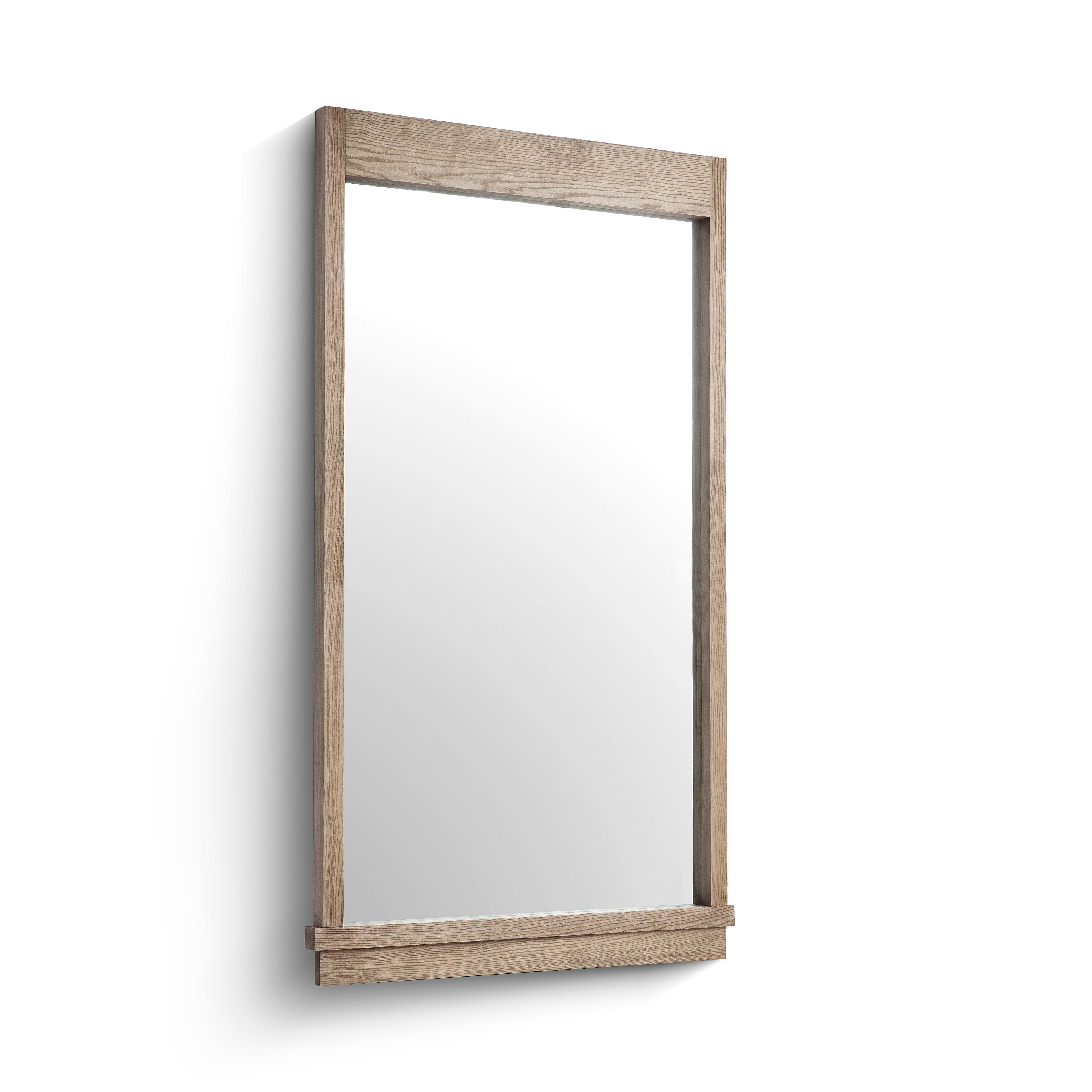Aimee 44"X77" Solid Brushed Ash Floor Mirror