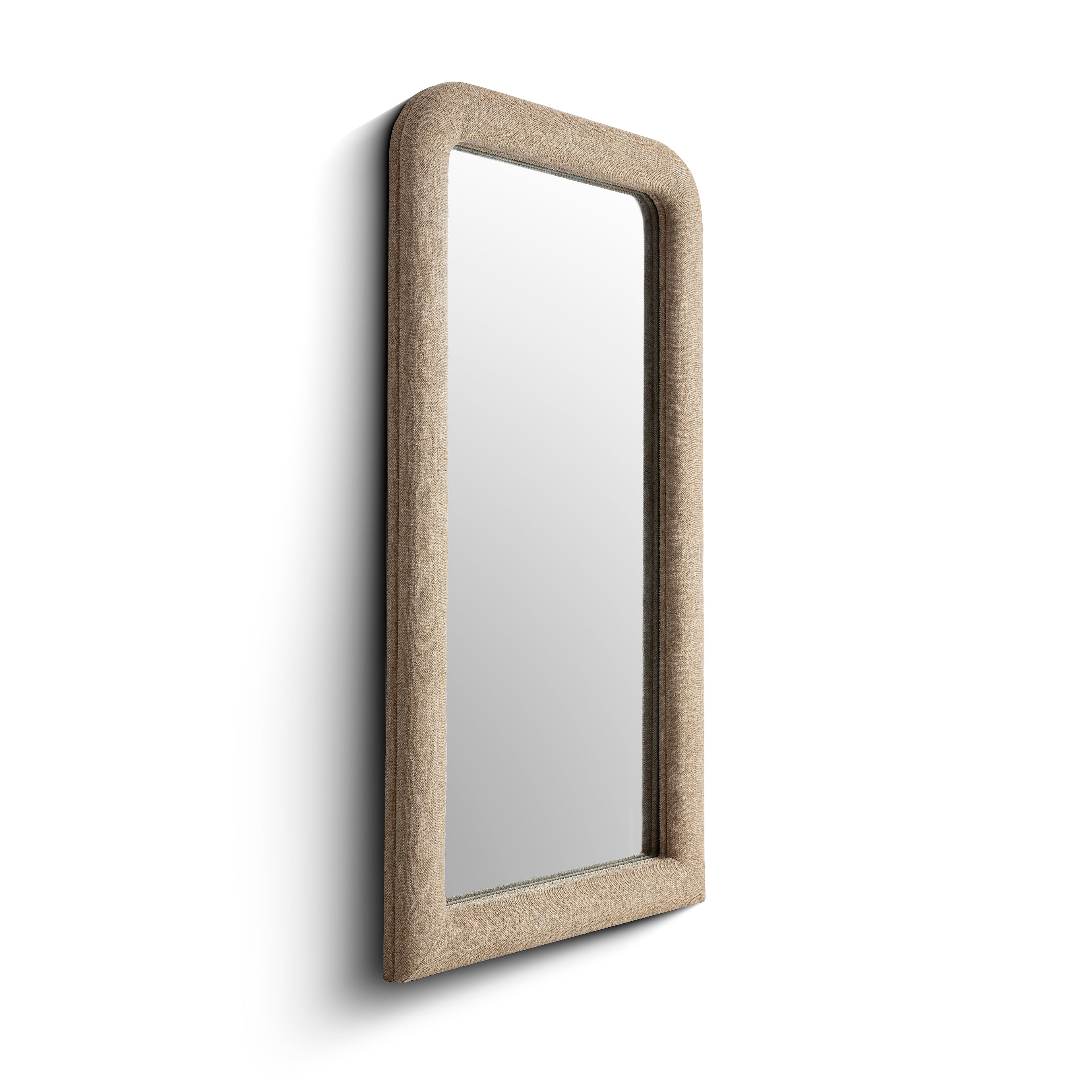 Heidi 43"X78" Upholstered Oversized Floor Mirror