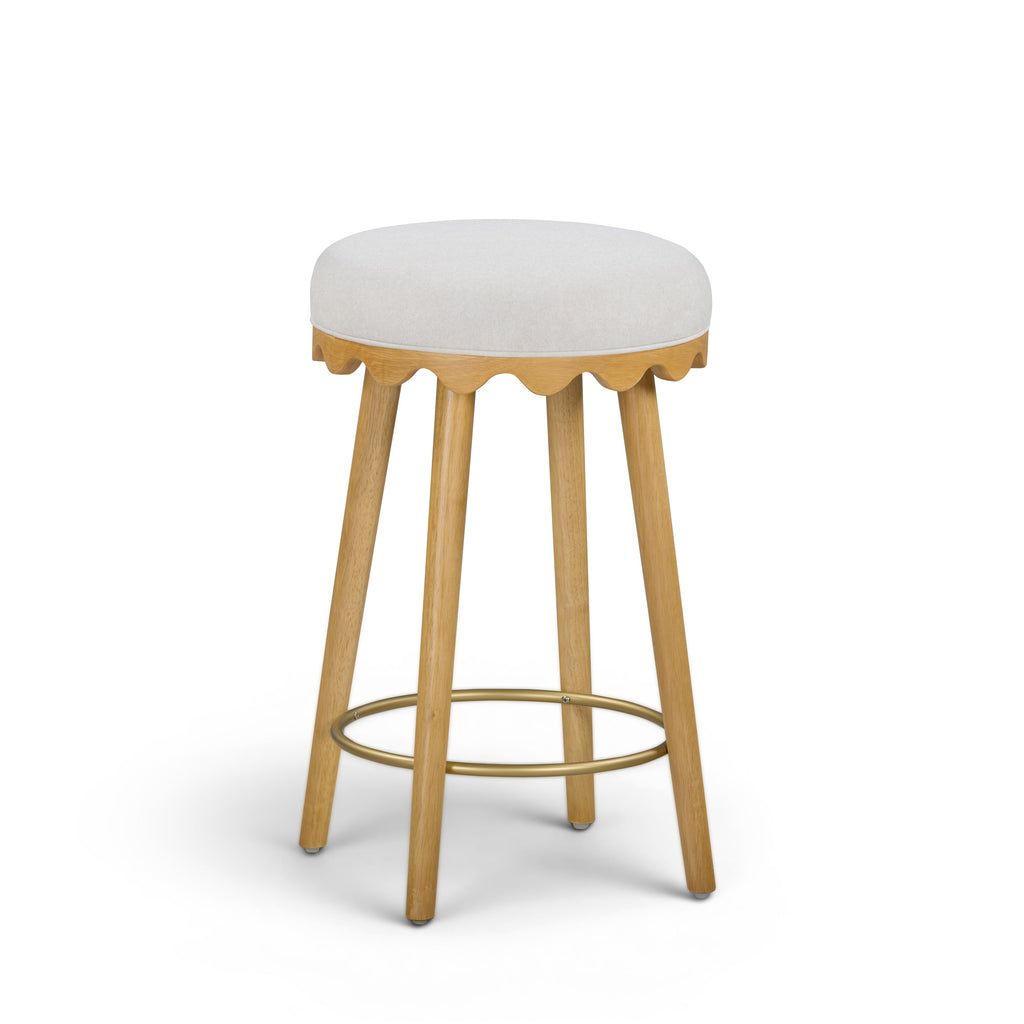 Oodle Performance Vegan Mohair Stool
