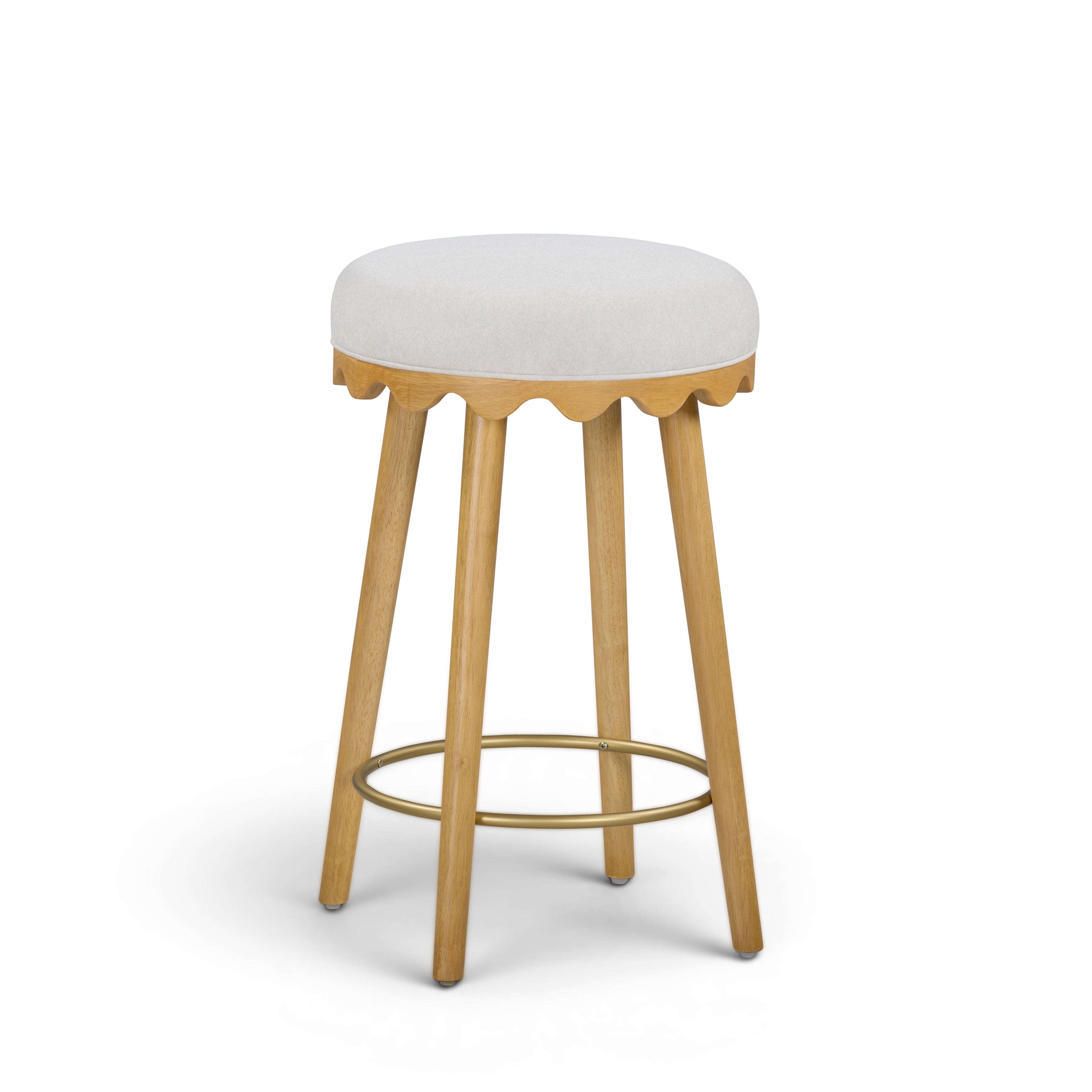 Oodle Performance Vegan Mohair Stool