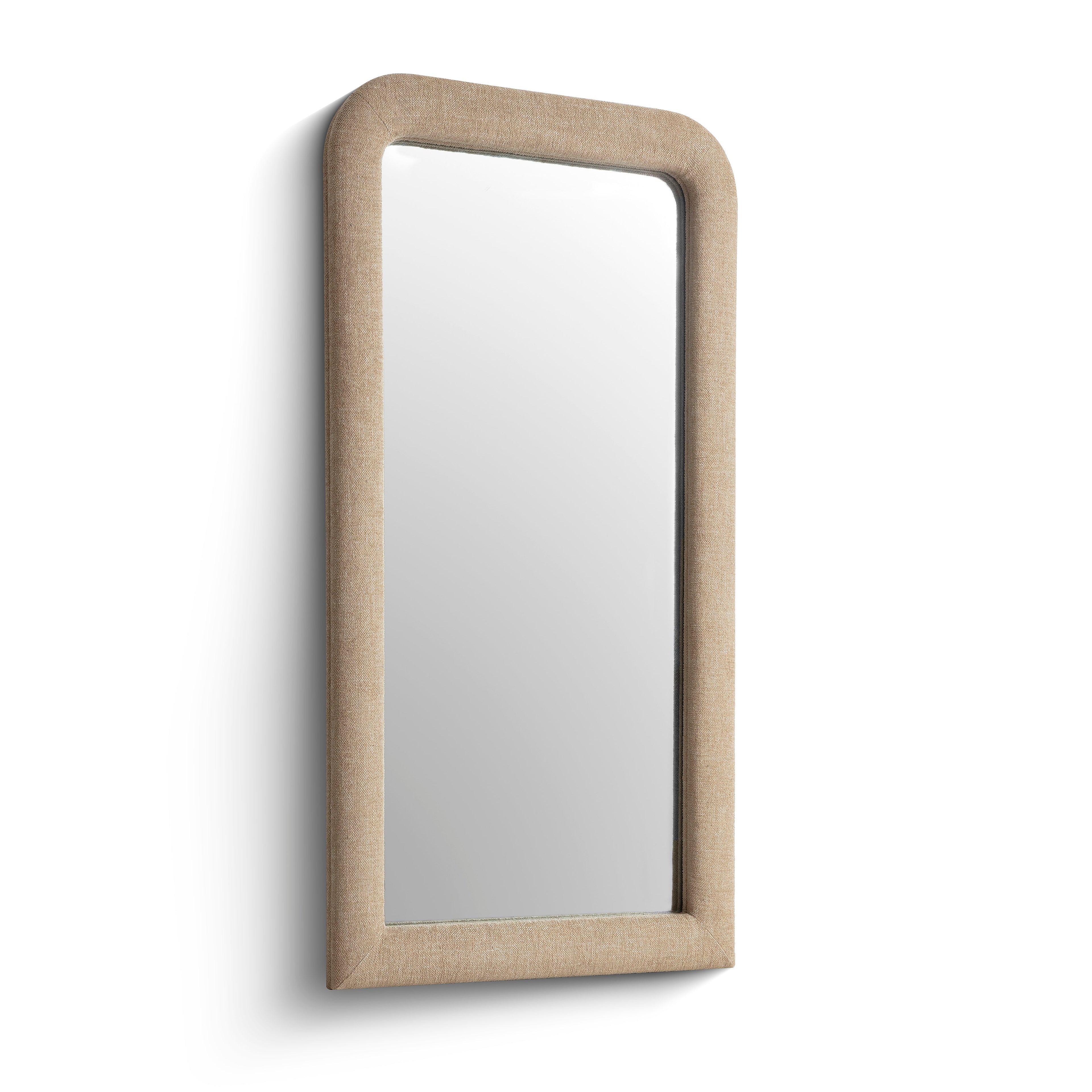 Heidi 43"X78" Upholstered Oversized Floor Mirror