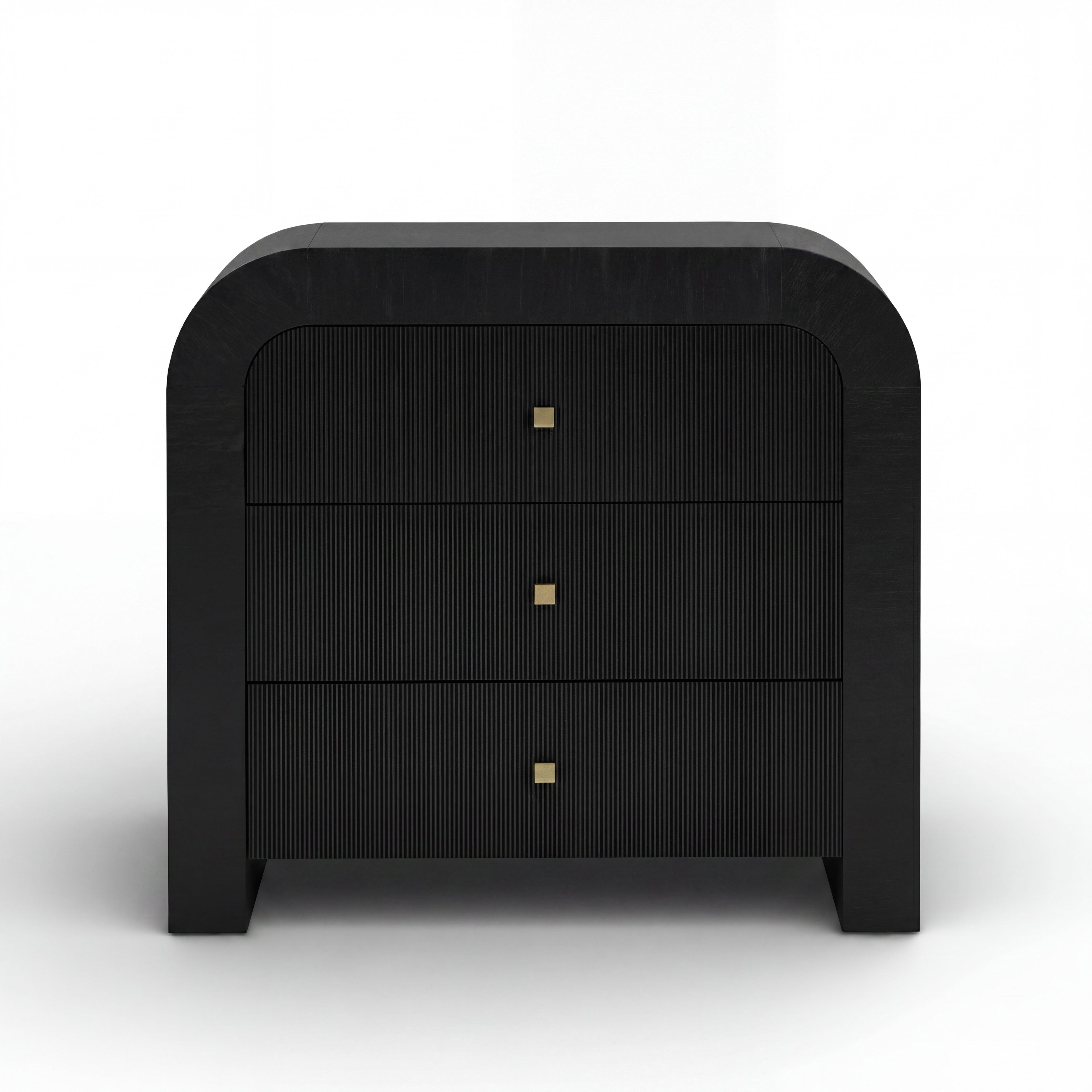 Hump 38" Arched 3-Drawer Bedside Chest