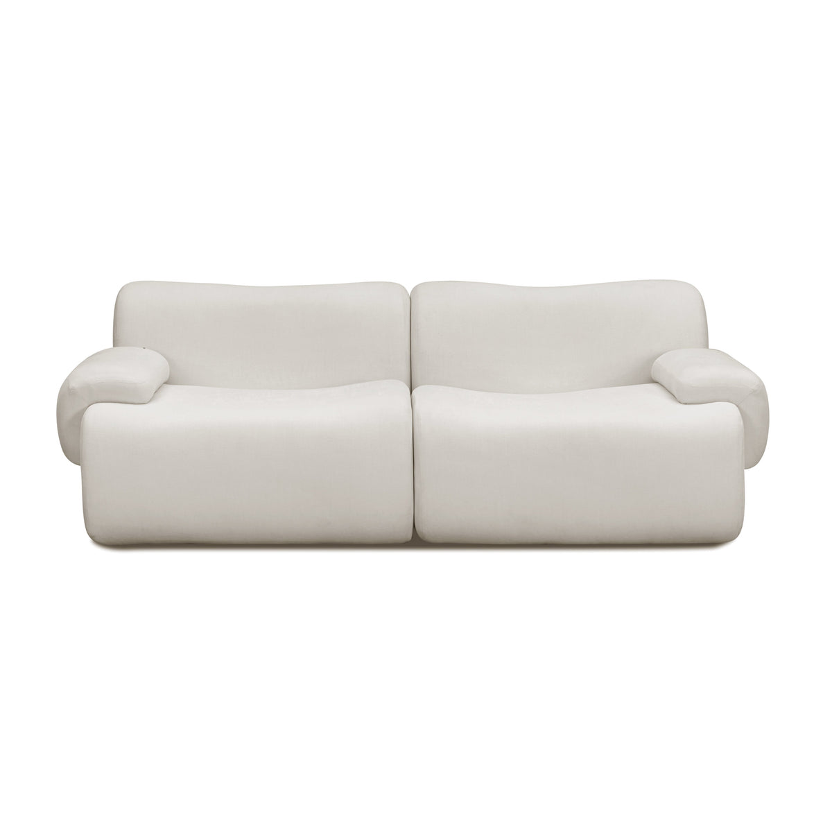 Zenith 80" Modular Loveseat — Cream null