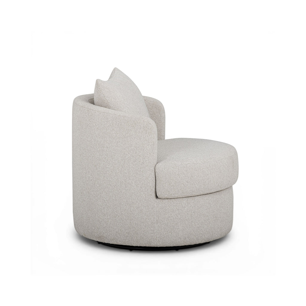 Silvi Performance Boucle Swivel Accent Chair