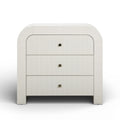 Hump 38" Arched 3-Drawer Bedside Chest