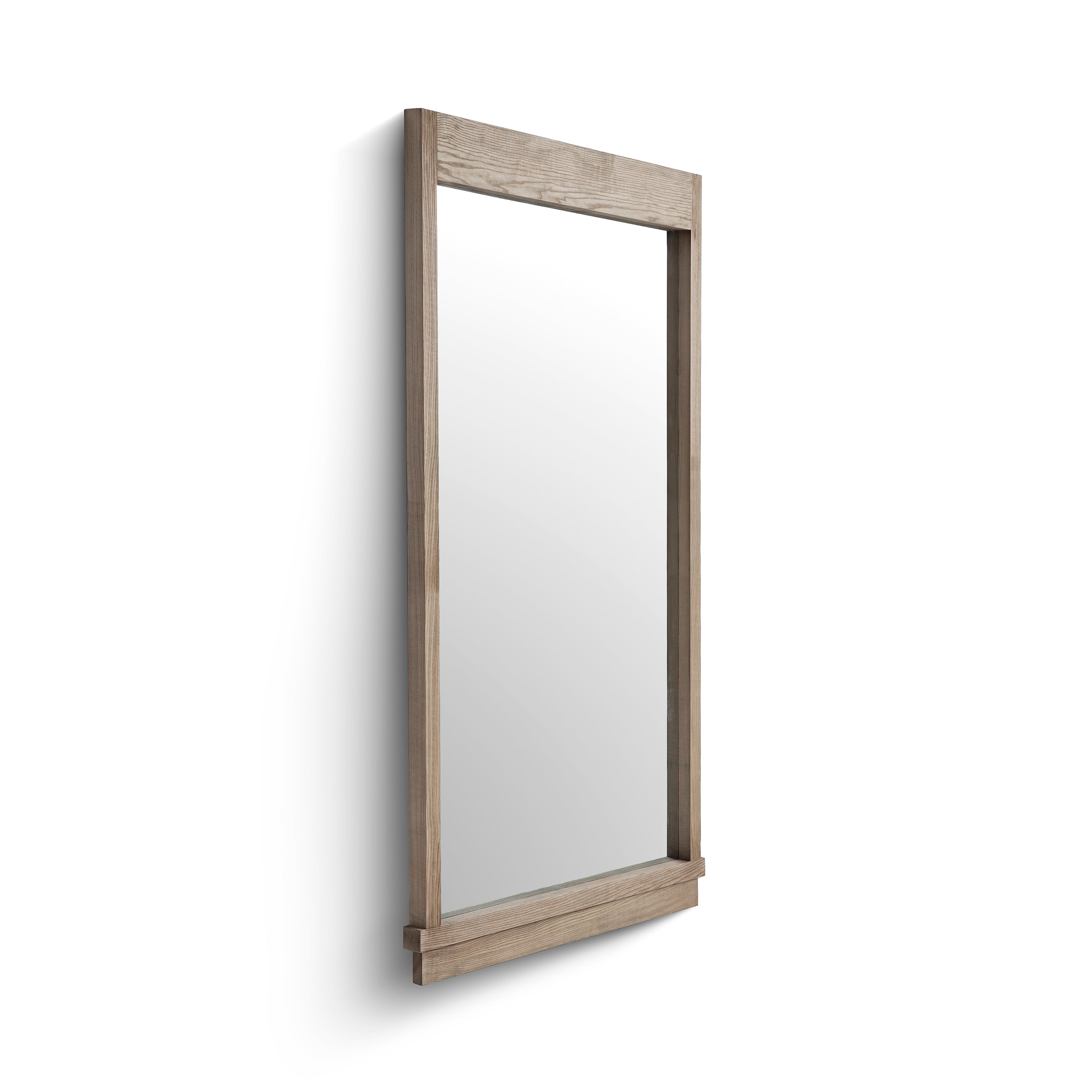 Aimee 44"X77" Solid Brushed Ash Floor Mirror