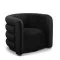 Curves Performance Velvet Swivel Accent Chair