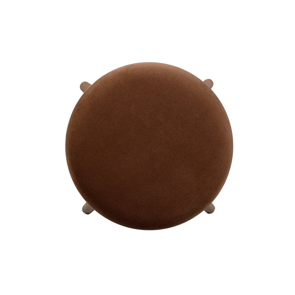 Oodle Performance Vegan Mohair Stool