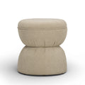 Tomlin Ruched Performance Fabric Game Ottoman
