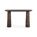 Braya 50" Faux Emperador Marble Console Table