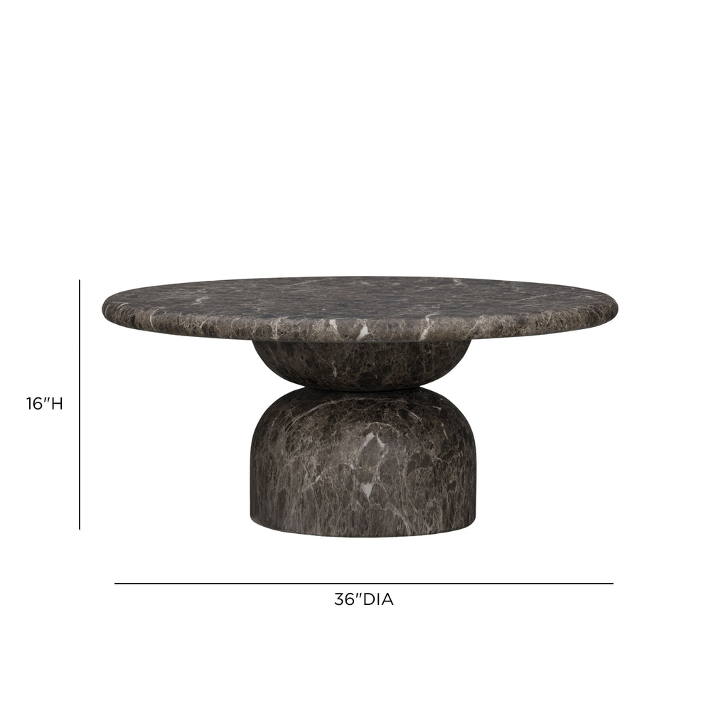 Cynthia 36" Concrete Indoor/Outdoor Coffee Table