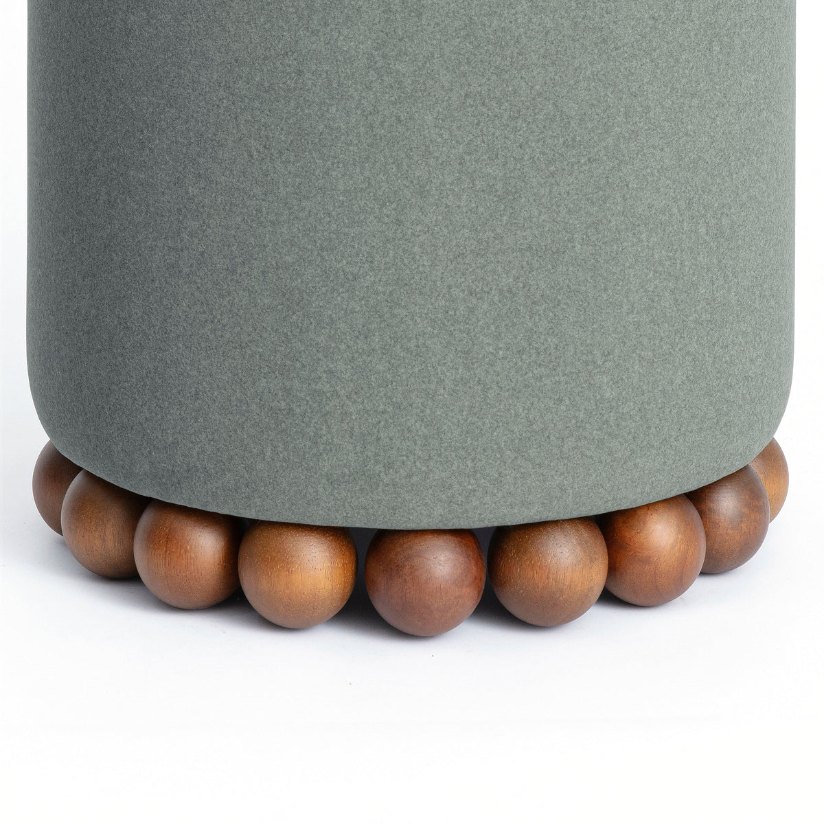 Dex Performance Vegan Mohair Ottoman
