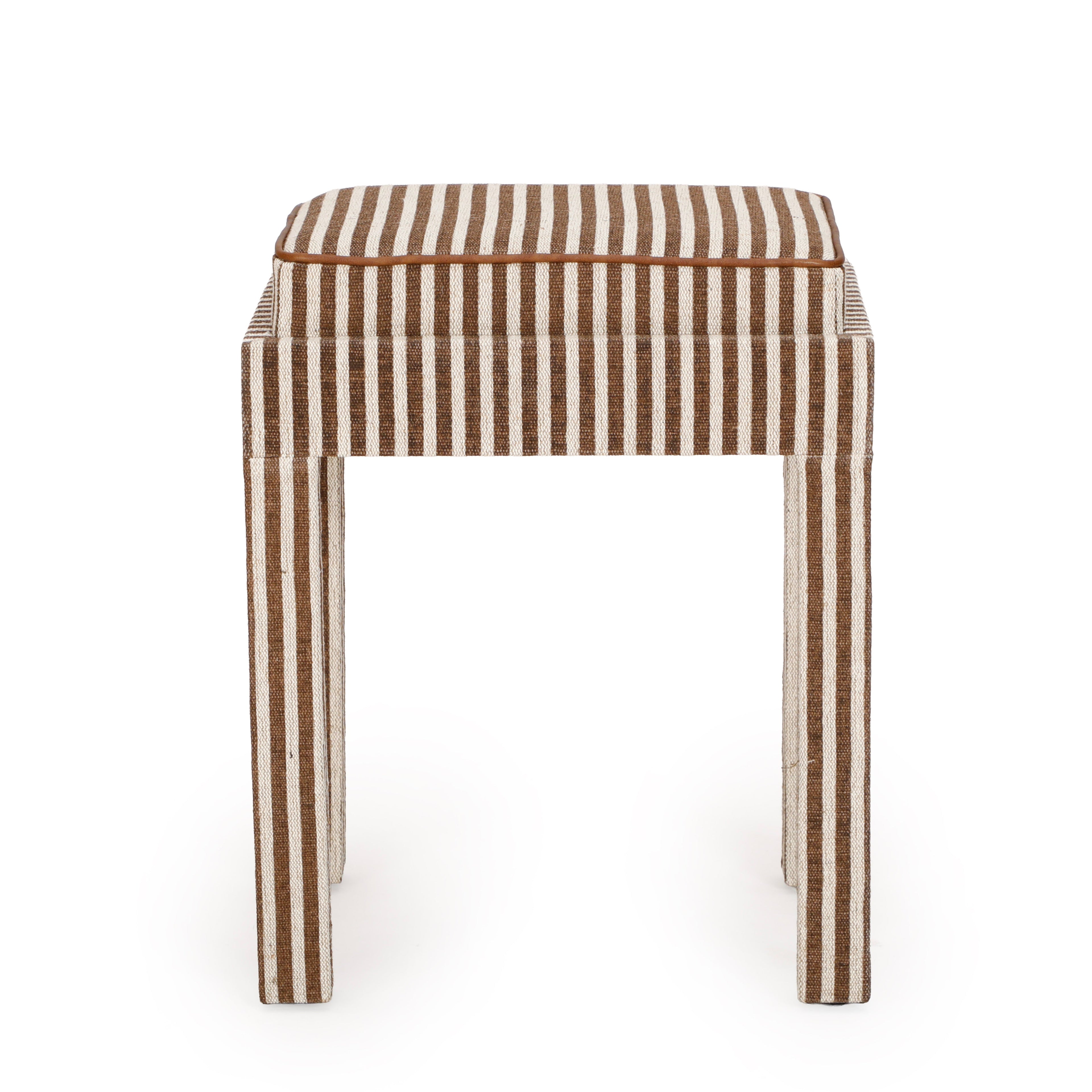Kora Cotton Jute Contract-Grade Accent Stool