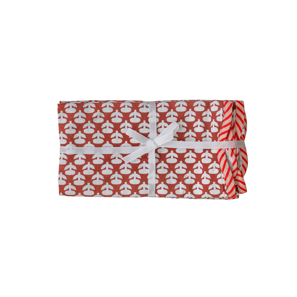 Crissy Cotton Canvas Printed Napkins - Set of 4