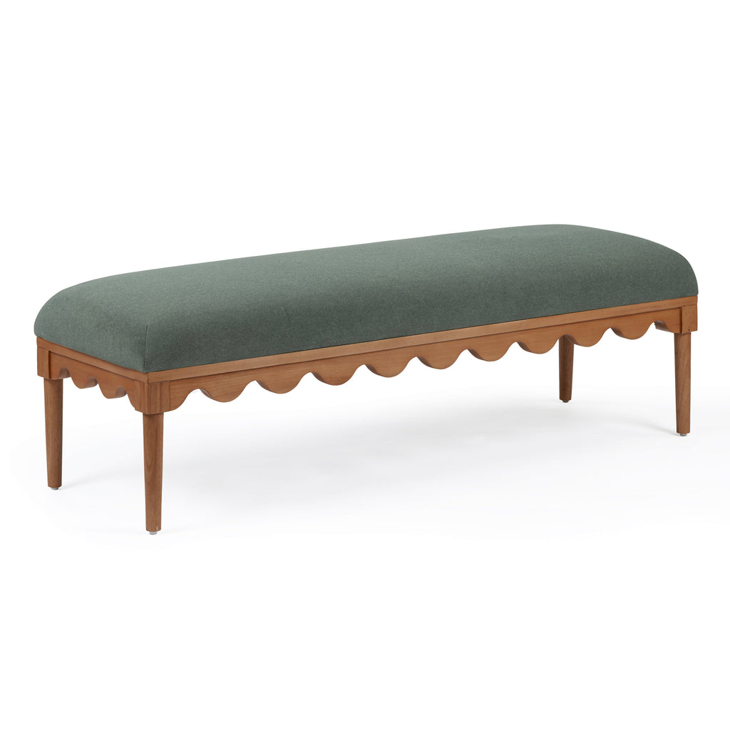 Oodle 56.5" Performance Vegan Mohair Bench