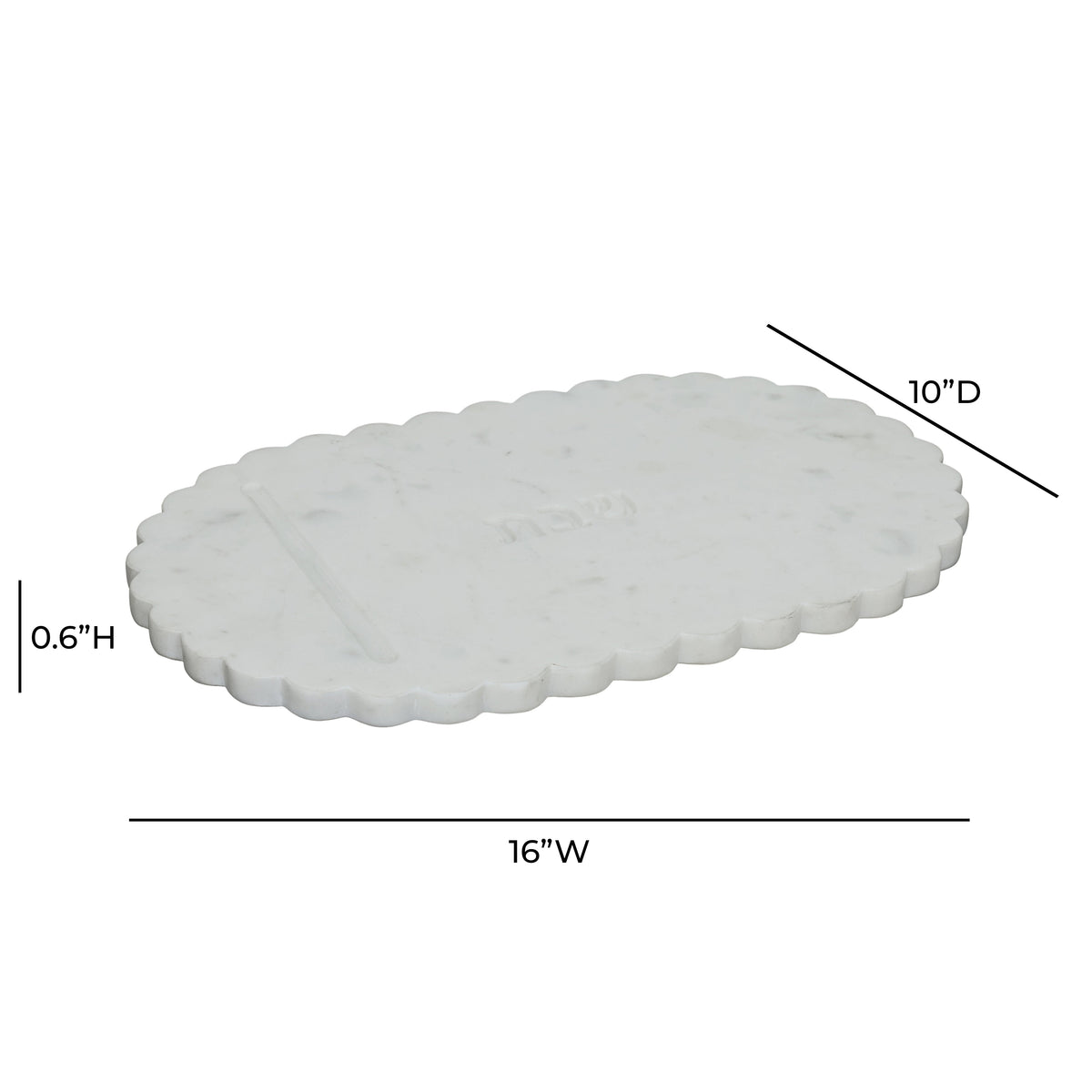 Shabbat Marble Serving Board