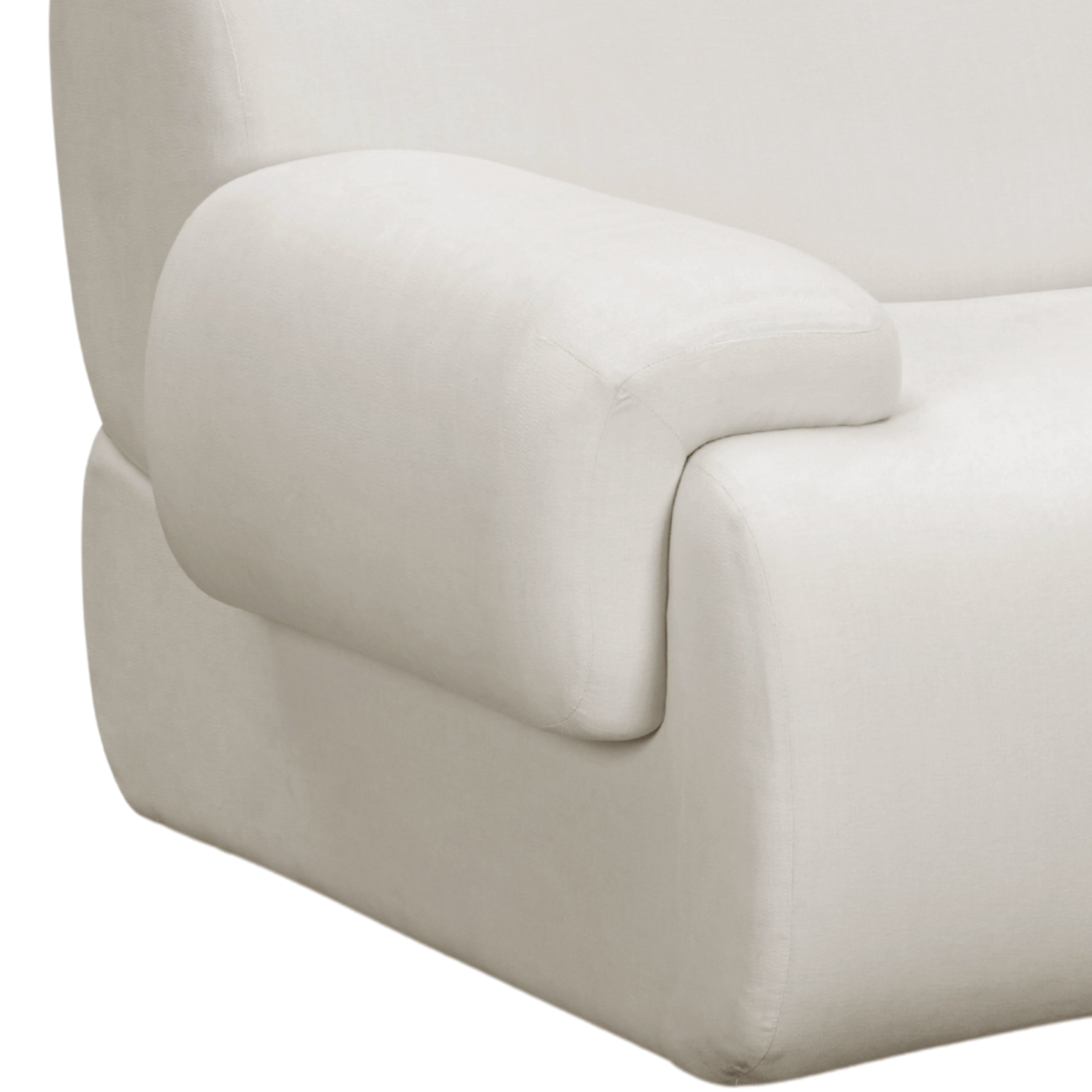 Zenith Contract-Grade Upcycled Fabric Corner Chair