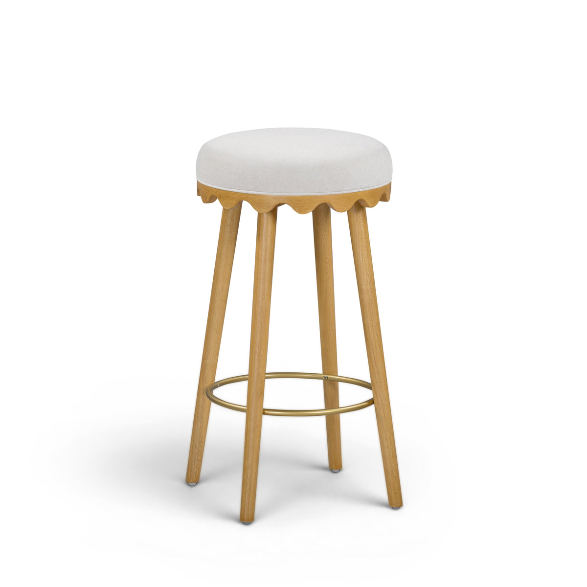 Oodle Performance Vegan Mohair Stool