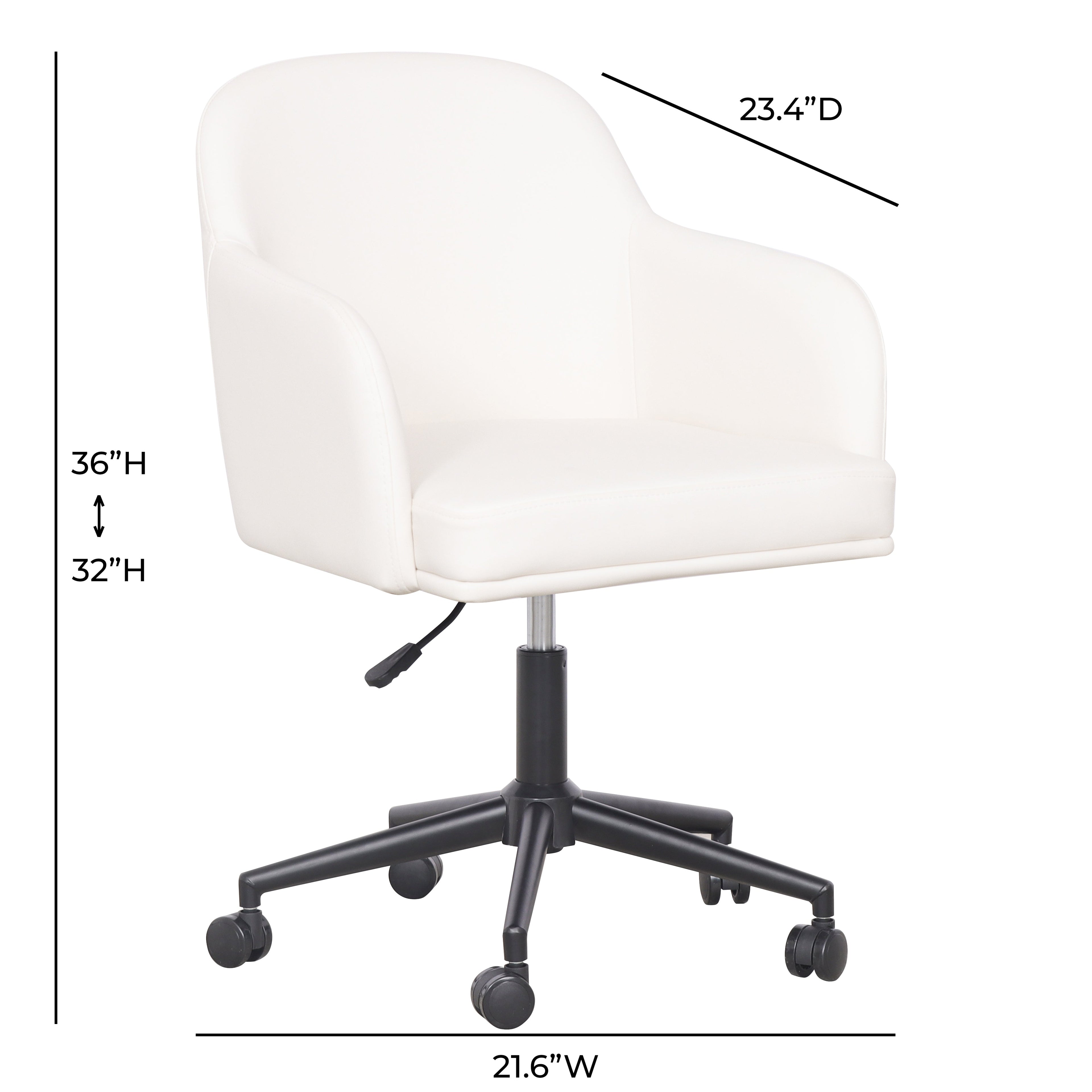 Sydney Performance Vegan Leather Office Desk Chair