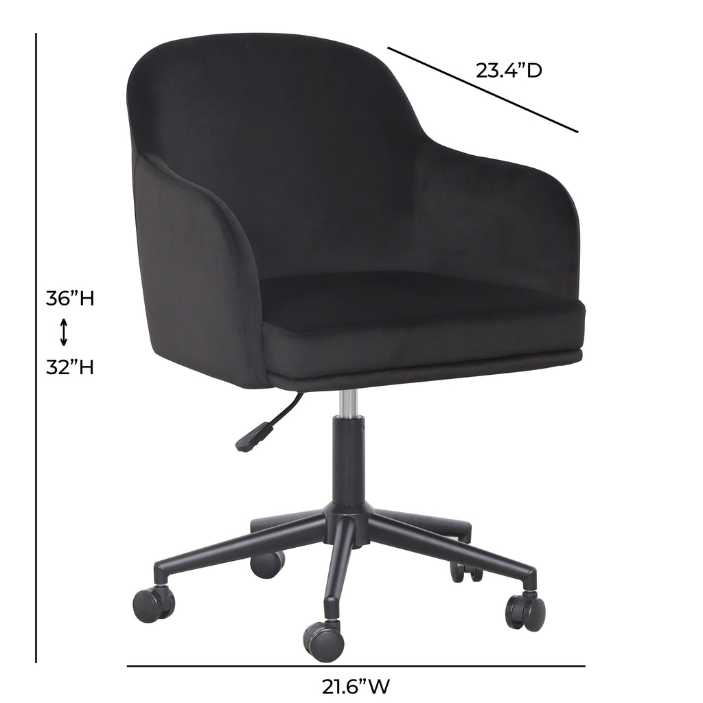 Sydney Performance Velvet Office Desk Chair