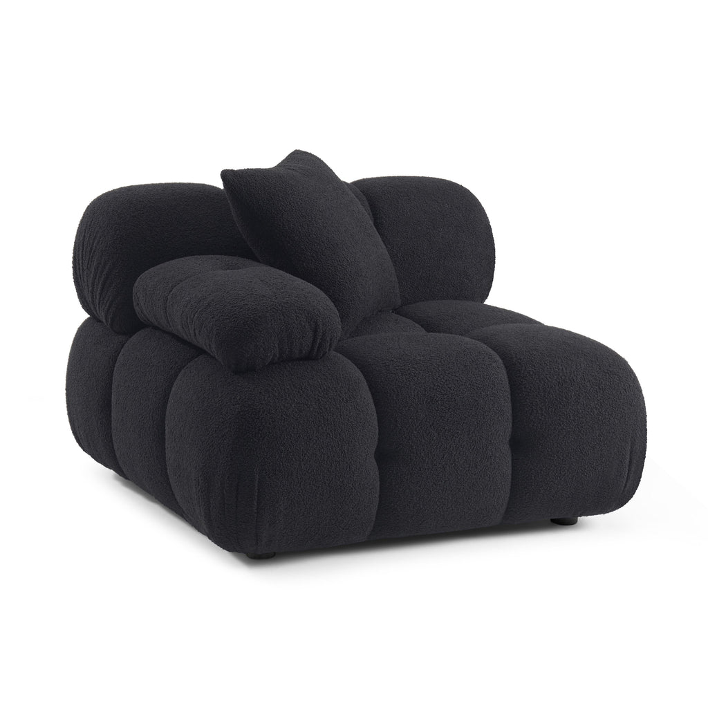 Calliope Performance Vegan Shearling Modular Corner Chair