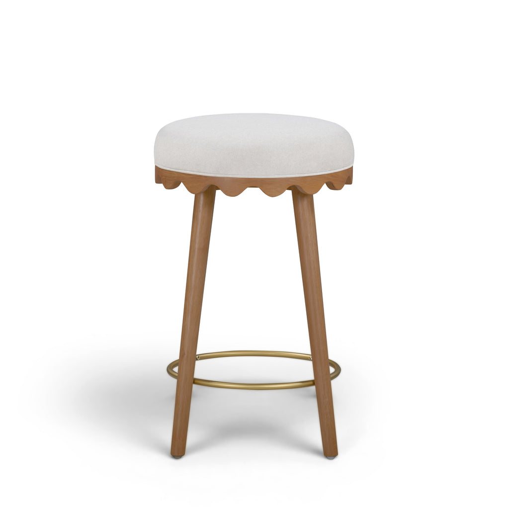 Oodle Performance Vegan Mohair Stool