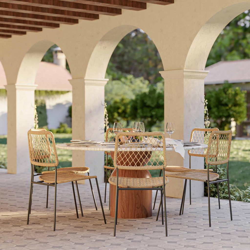 Cynthia Concrete Indoor/Outdoor Dining Table (54"-87")