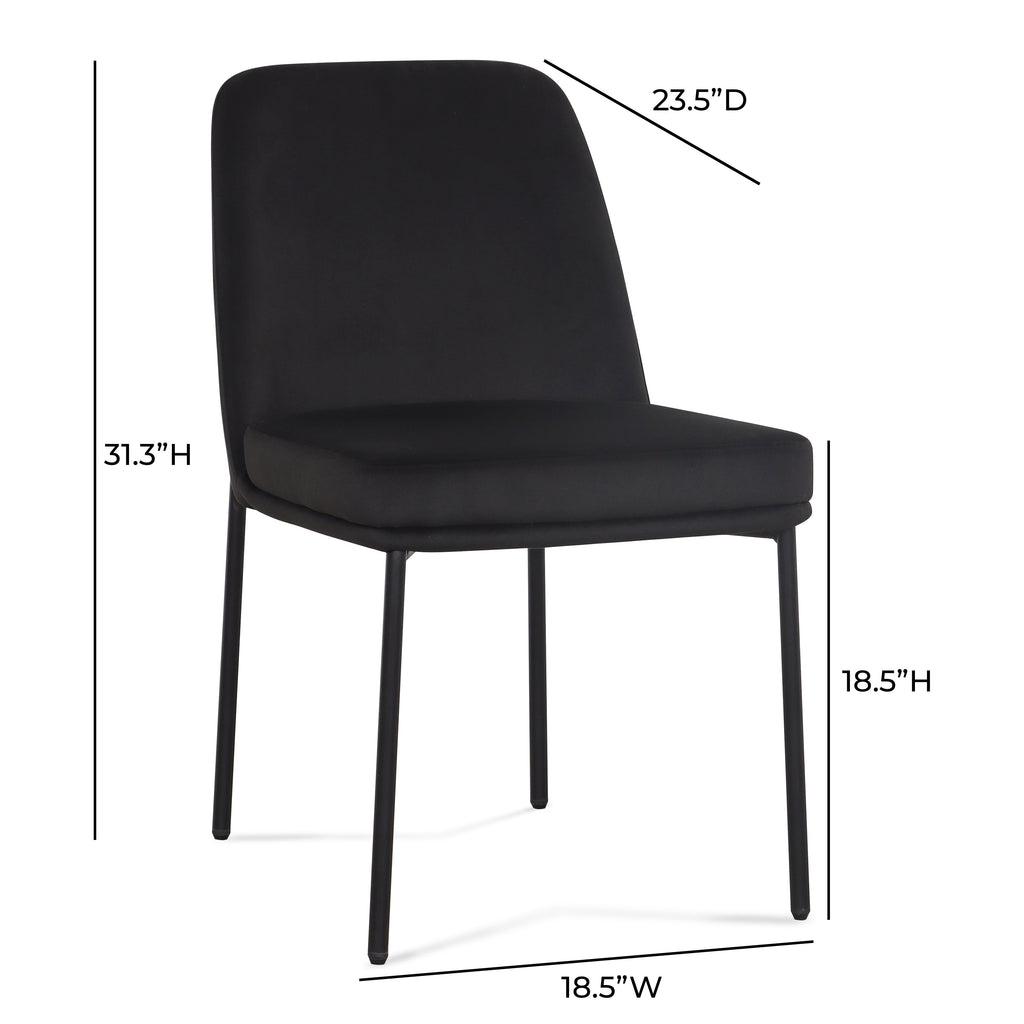 Sydney Performance Velvet Dining Chair - Set of 2