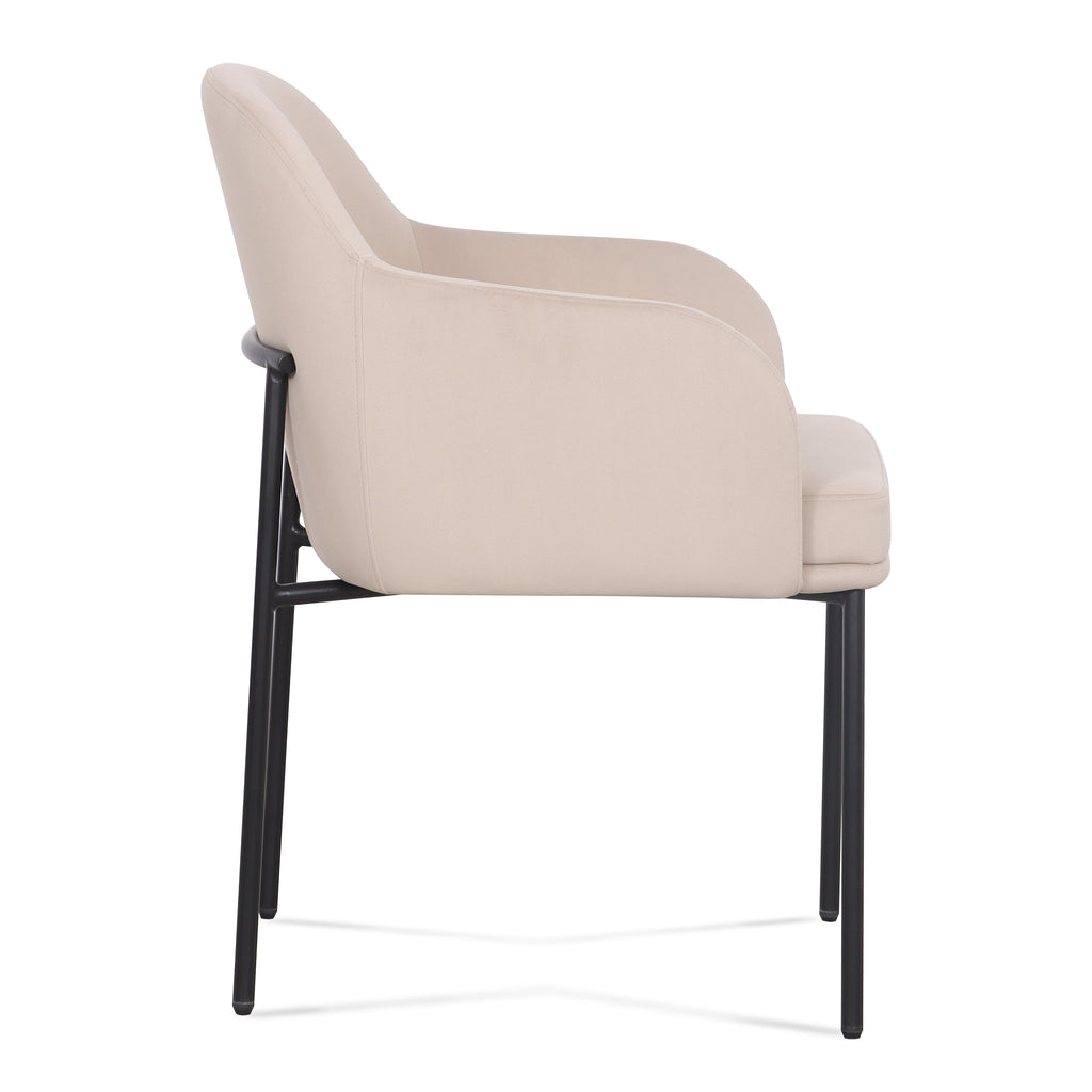 Sydney Performance Velvet Armchair - Set of 2