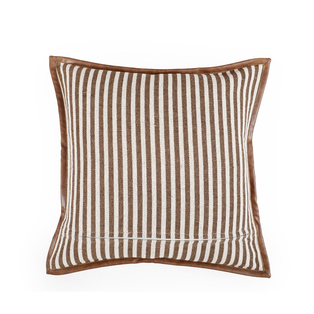 Kora 20" Cotton Jute Contract-Grade Throw Pillow