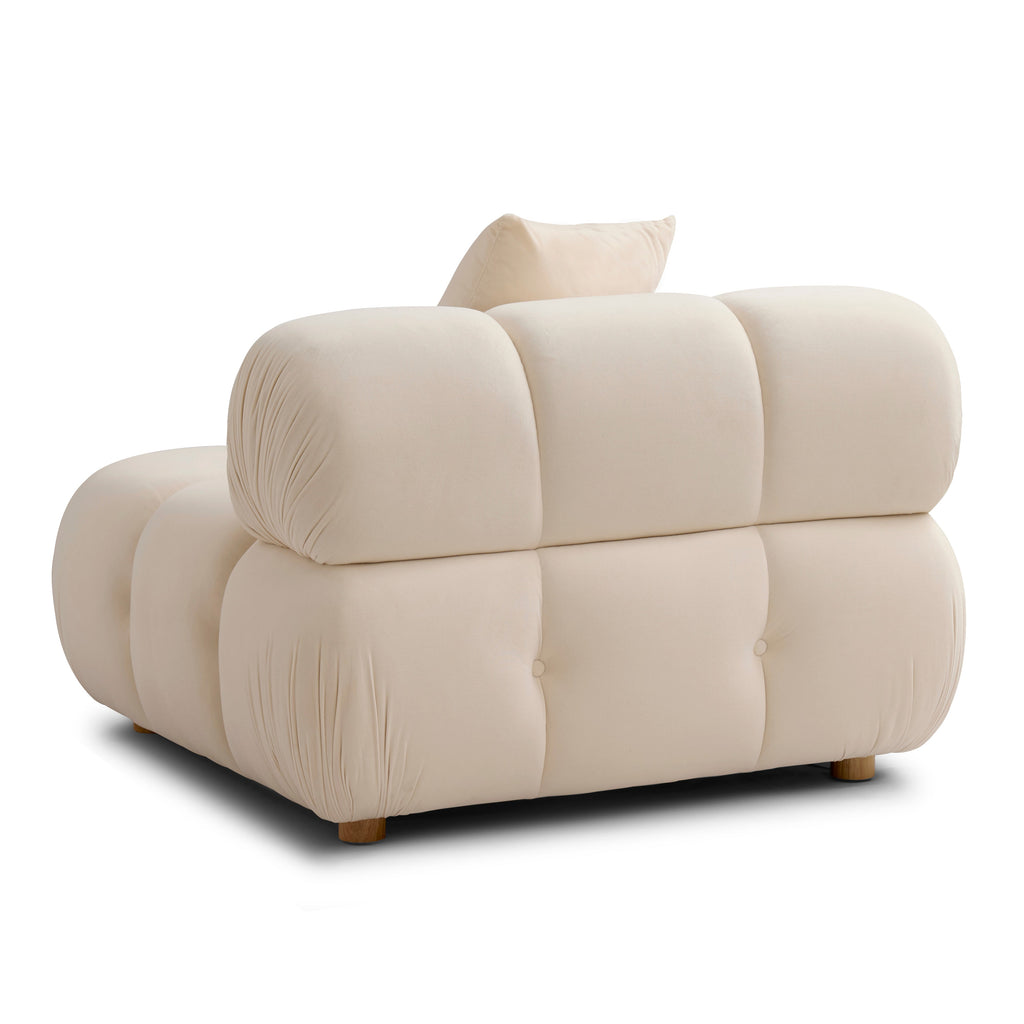 Calliope Performance Vegan Shearling Modular Corner Chair