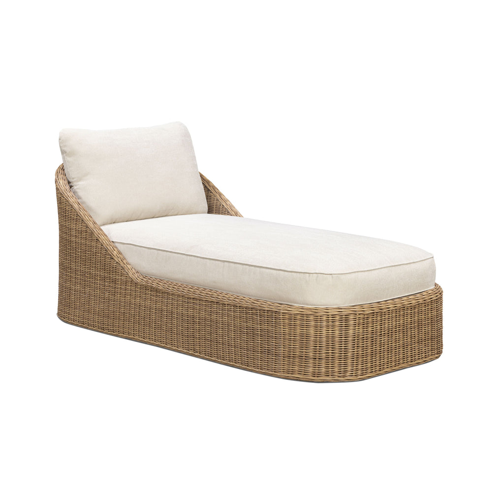 Axel Boucle Outdoor Lounge Chair — Cream null