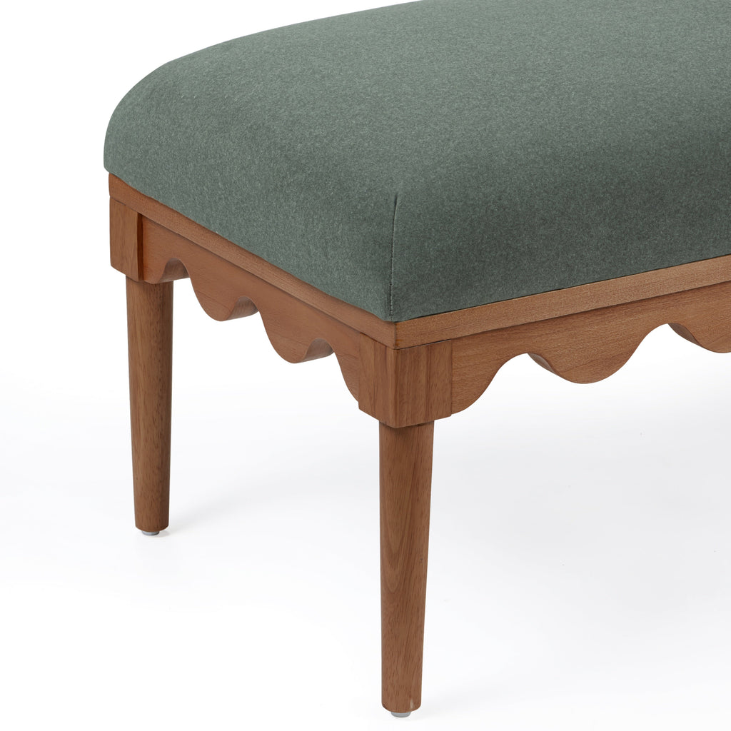 Oodle 56.5" Performance Vegan Mohair Bench