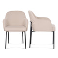 Sydney Performance Velvet Armchair - Set of 2