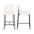 Sydney Performance Vegan Leather Counter Stool - Set of 2