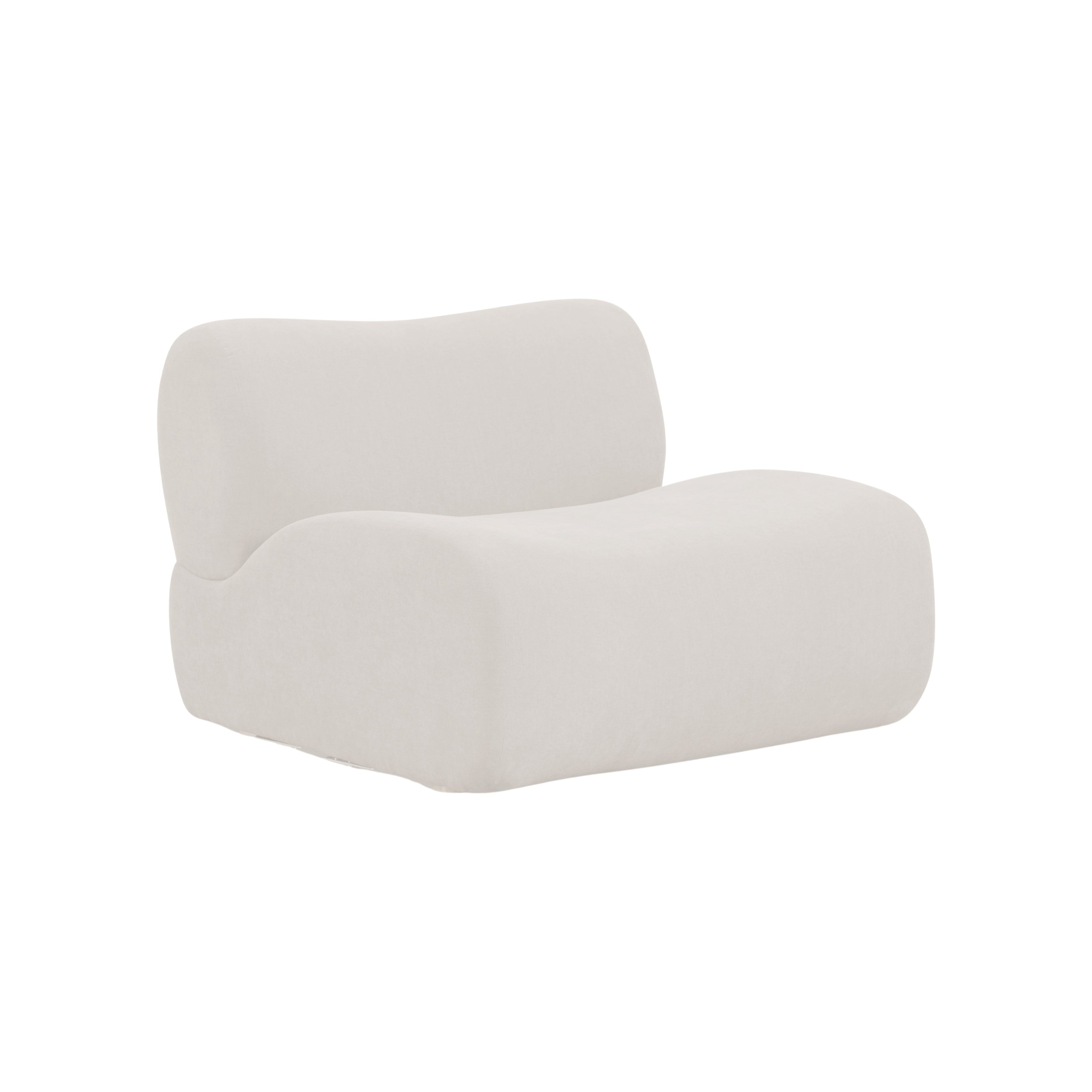 Zenith Contract-Grade Upcycled Fabric Armless Chair