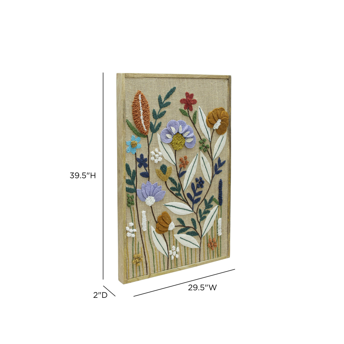 Muro "Sprout" Embroidered Wall Art