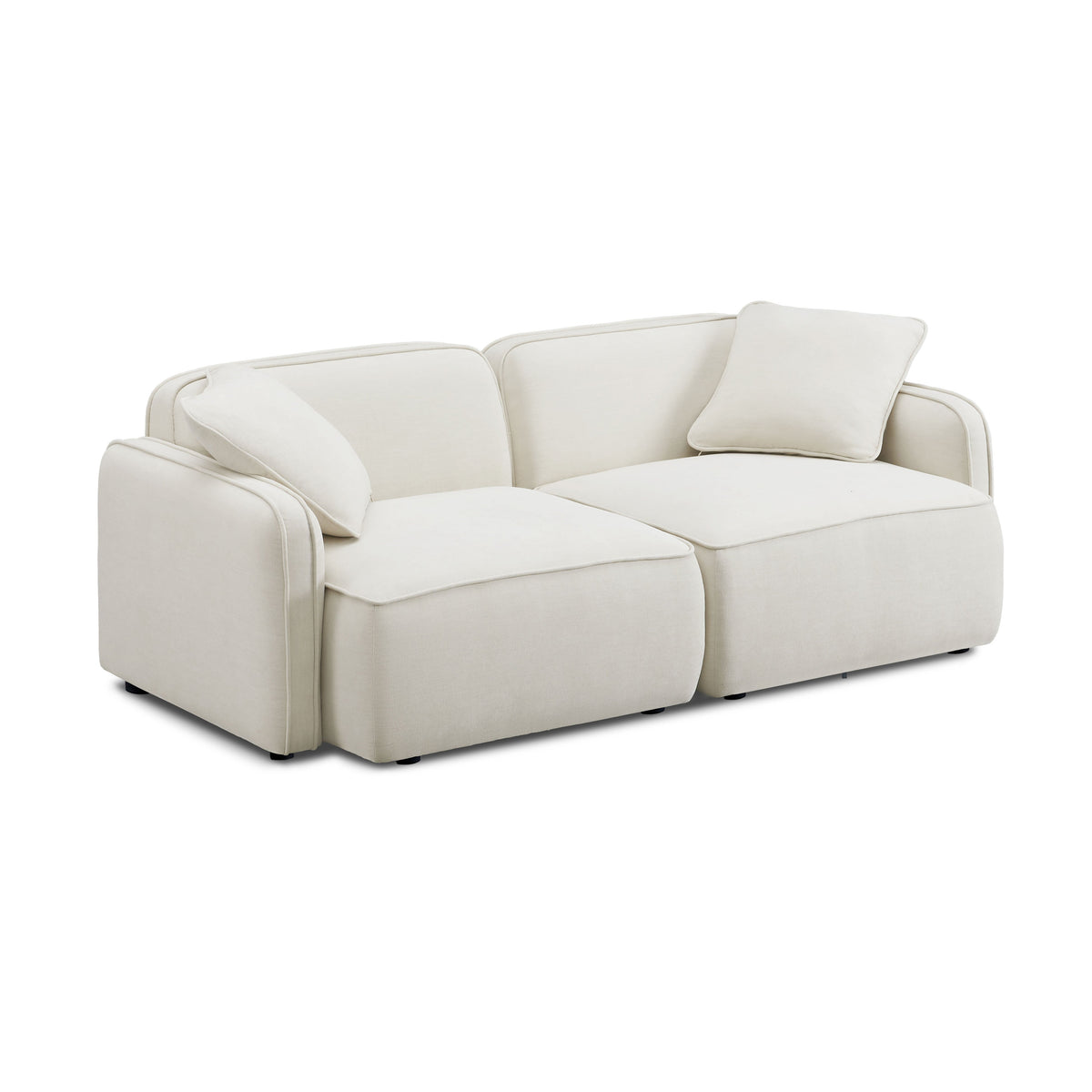 Travie 78" Modular Loveseat — Sand null