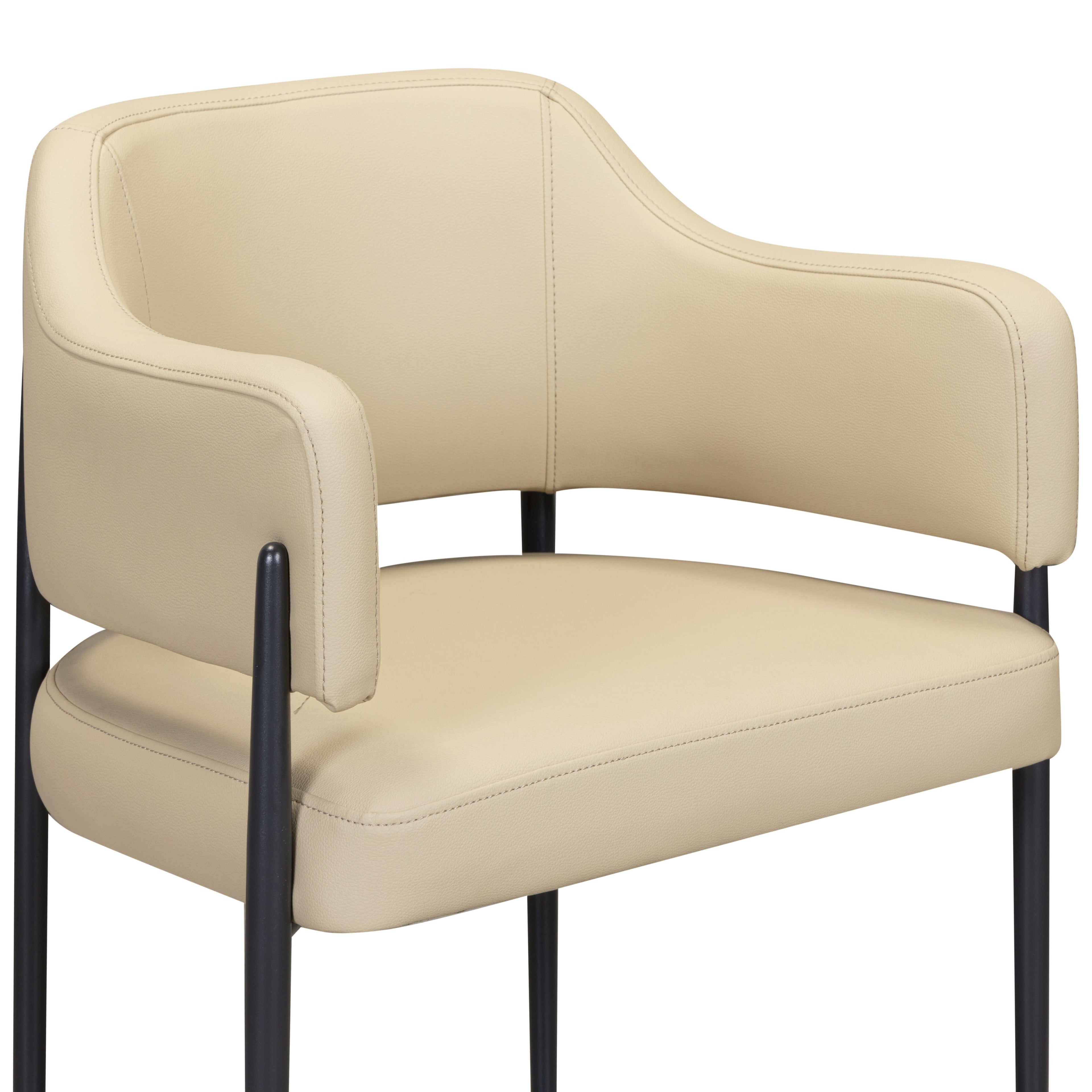 Sezanne Contract-Grade Vegan Leather Dining Chair
