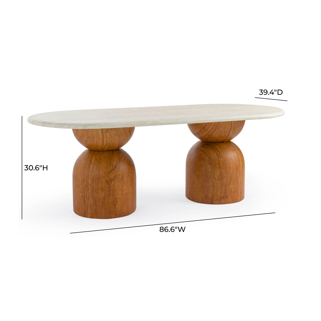 Cynthia Concrete Indoor/Outdoor Dining Table (54"-87")