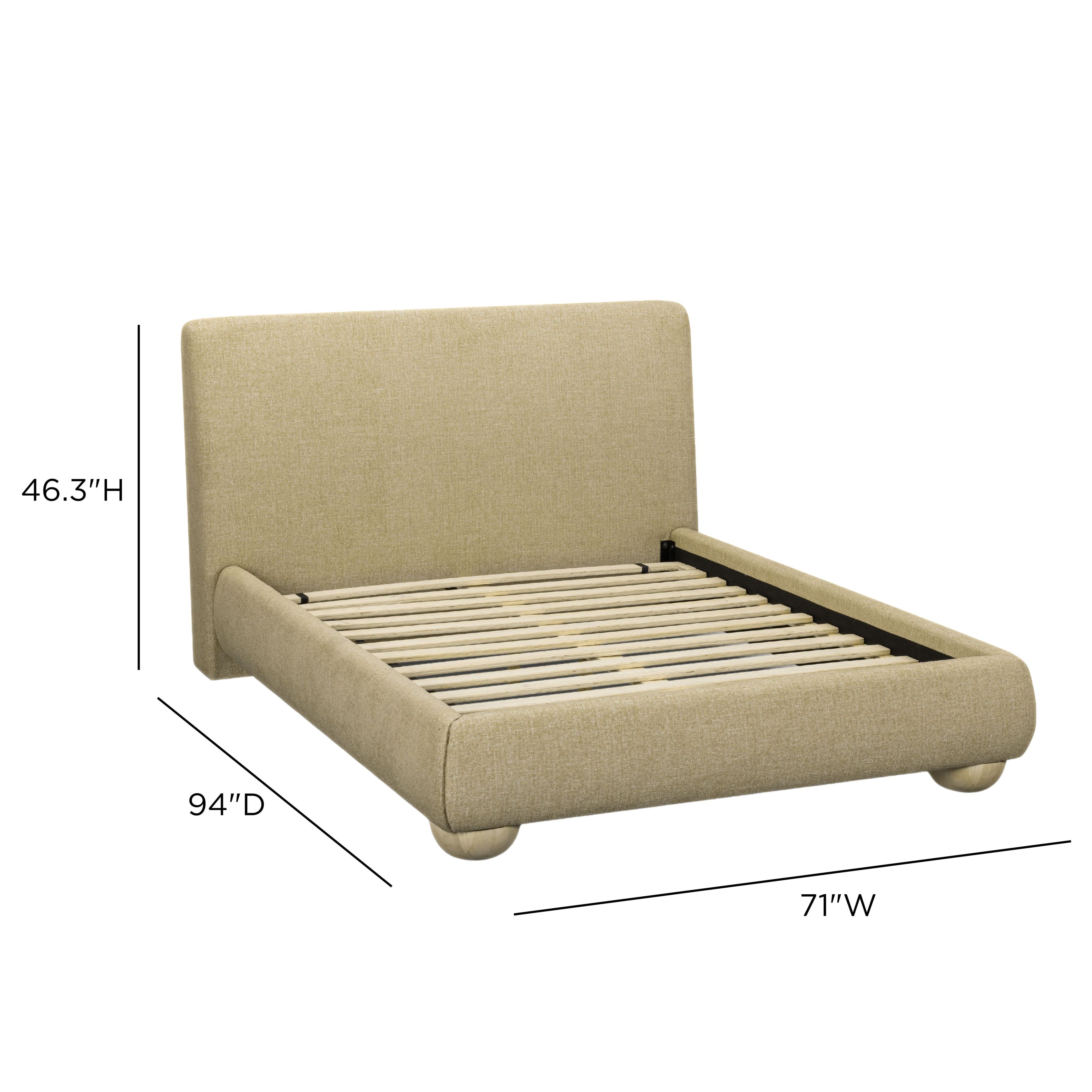 Rayne Textured Fabric Bed