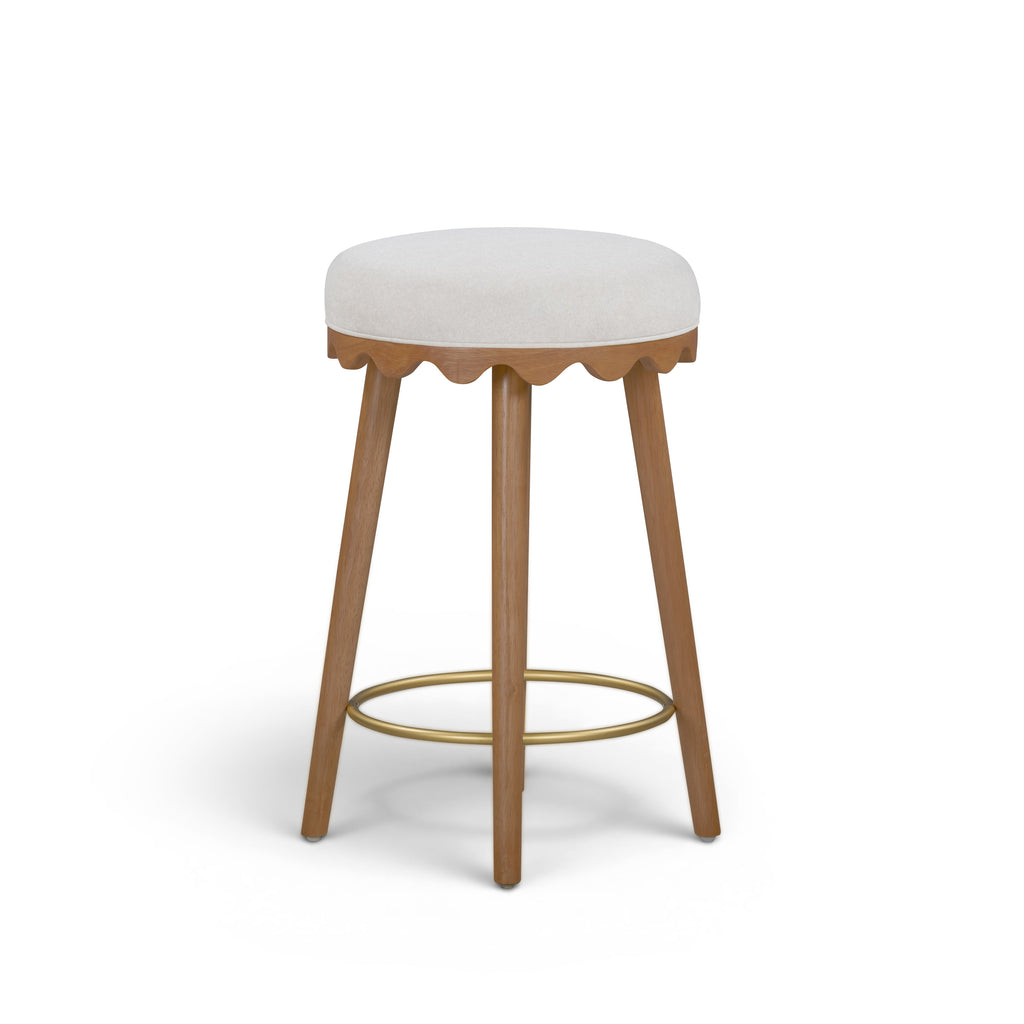 Oodle Performance Vegan Mohair Stool