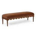 Oodle 56.5" Performance Vegan Mohair Bench