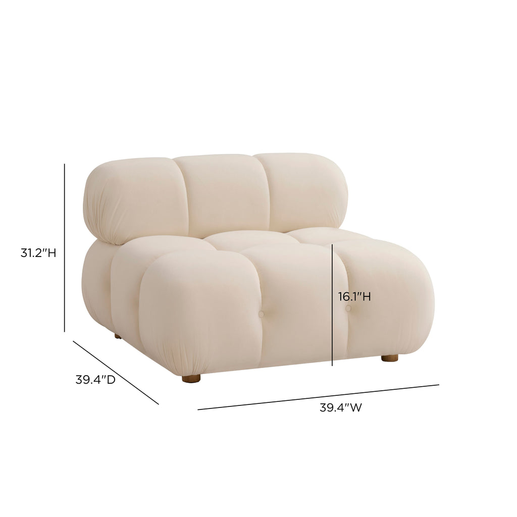 Calliope Performance Modular Armless Chair