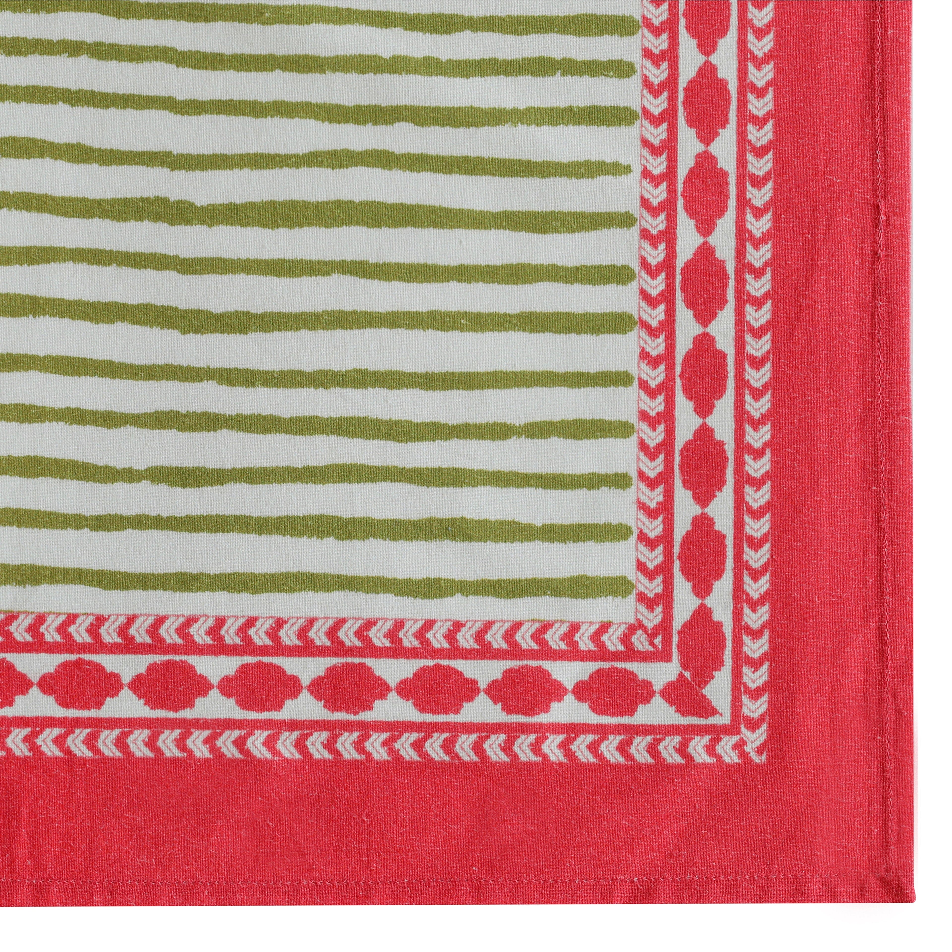 Crissy Cotton Canvas Printed Napkins - Set of 4