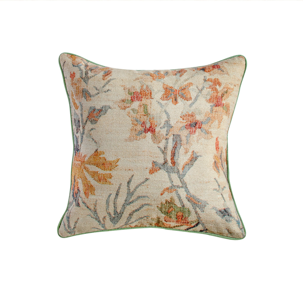 Taman 20" Natural Cotton Throw Pillow