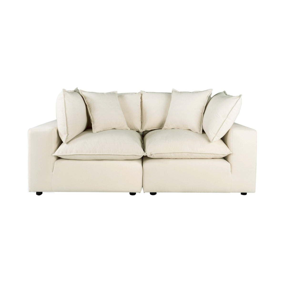 Cali 80" Modular Loveseat — Natural null