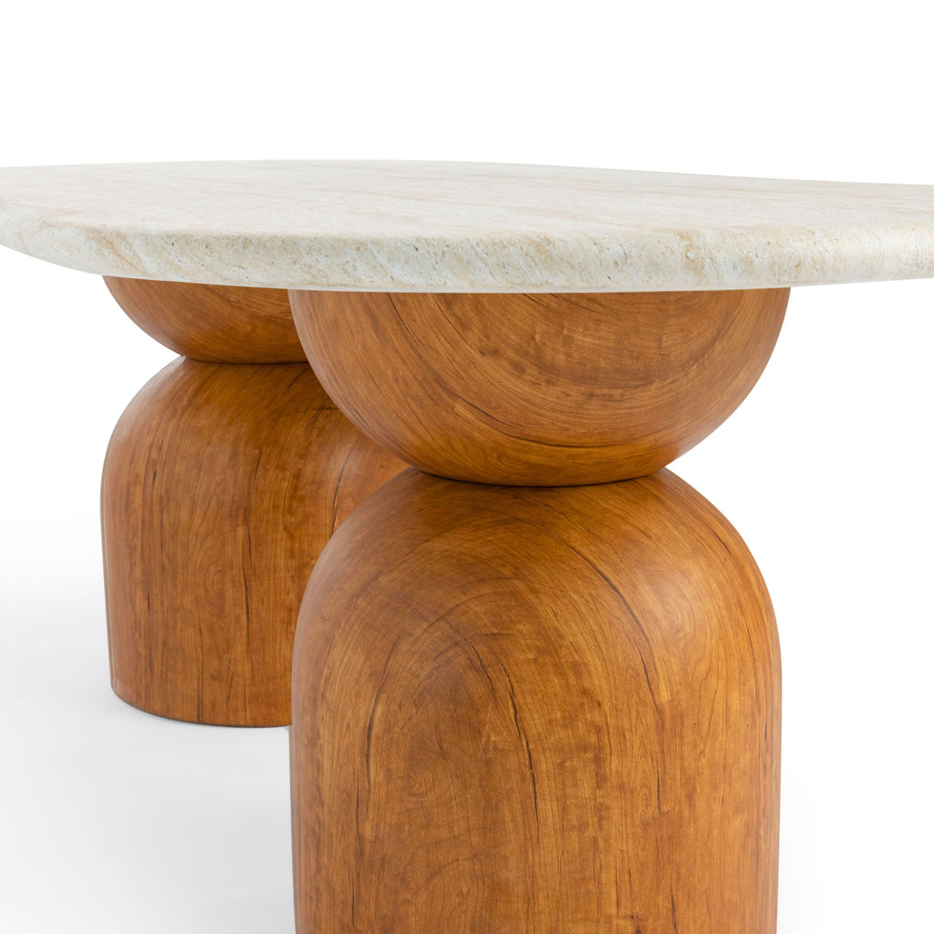Cynthia Concrete Indoor/Outdoor Dining Table (54"-87")